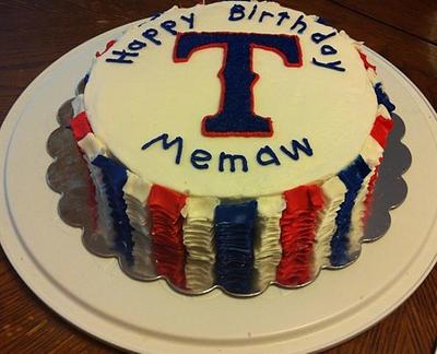 Texas Ranger T Cake - Cake by StephS