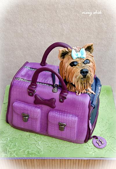 Dog in a bag - Cake by Maria Schick