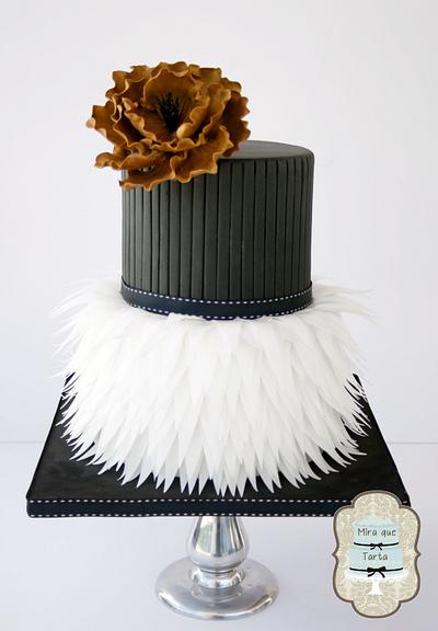 Feathers - Cake by miraquetarta