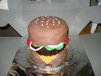 Hamburger Cake - Cake by Ashley