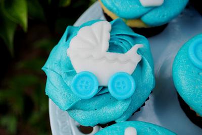 Baby shower Cup cakes - Cake by Amelia's Cakes