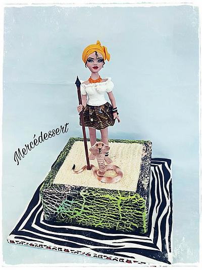 African modelling show cake competition - Cake by Mercedessert