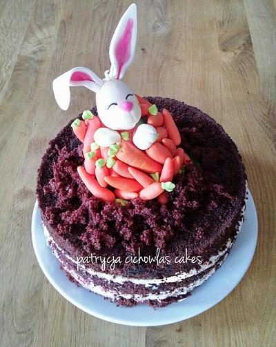 Easter bunny cake - Cake by Hokus Pokus Cakes- Patrycja Cichowlas
