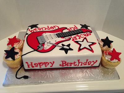 Guitar Birthday Cake - Cake by Teresa Markarian
