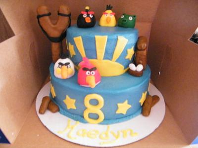 Angry Birds - Cake by Christa