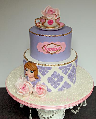 Sofia the first Tea party - Cake by Ann-Marie Youngblood