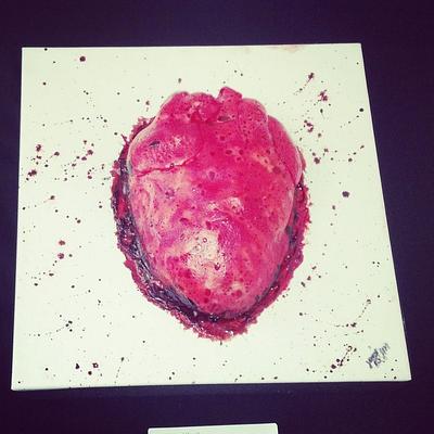 My Tainted Heart Art - Cake by Joyce Marcellus