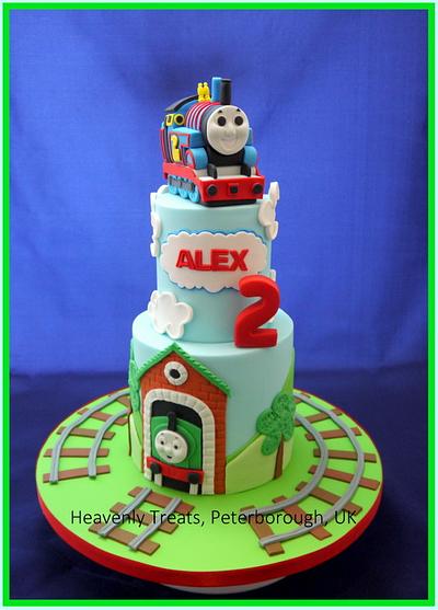 Thomas the tank engine - Cake by Heavenly Treats by Lulu