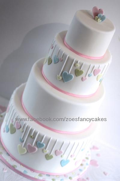 Valentines wedding cake - Cake by Zoe's Fancy Cakes