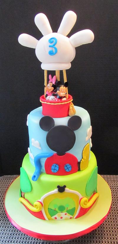 Mickey Mouse Clubhouse Cake - Cake by ShelleySugarCreations