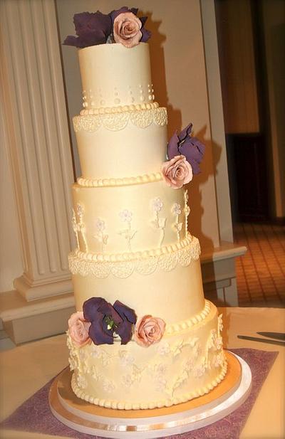 Tulip Wedding - Cake by Stacy Lint