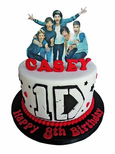 One direction cake  - Cake by Vanilla Iced 