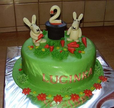 Rabbits - Cake by Stániny dorty