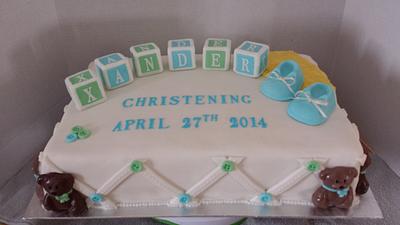 Christening cake - Cake by Sandravee1