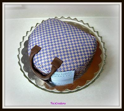Louis Vuitton Purse Cake - Cake by FiasCreations