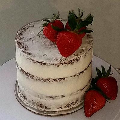 Semi naked cake  - Cake by SweetArt 