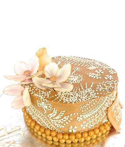 Mocha mehendi  - Cake by The Pouff