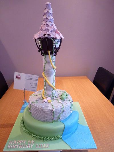 Rapunzel/Tangled Tower  - Cake by Sharon Todd