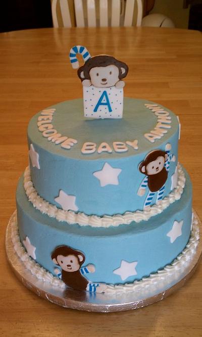 Baby shower - Cake by sabrinas sweet temptations
