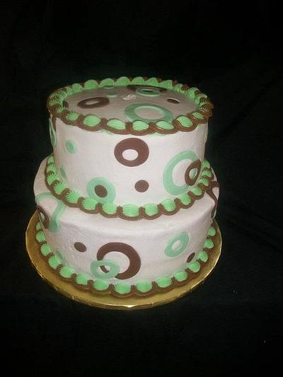 Green and Brown Birthday - Cake by caymancake