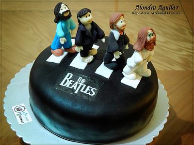 Little Beatles Abbey Road Cake - Cake by Alondra Aguilar