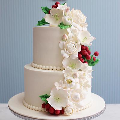 engagement cake   - Cake by asli