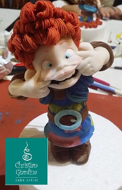 Naughty little red-haired boy - Cake by Christian Giardina