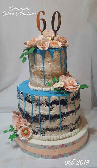 Naked & Blue - Cake by Karamelo Cakes & Pastries