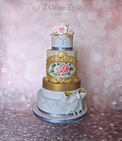 Celebration of roses - Cake by White Rose Bakery