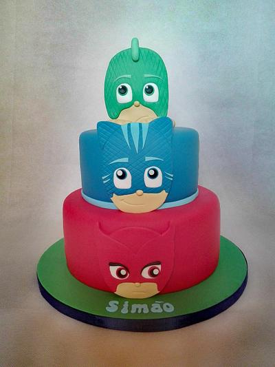 PJ Masks Cake - Cake by Bake My Day