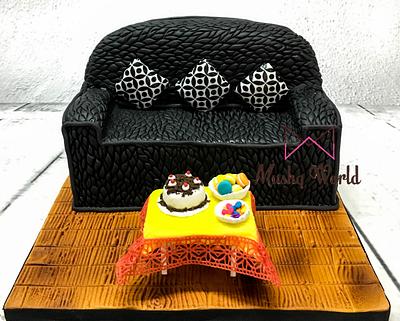 My Sofa Cake - Cake by MUSHQWORLD