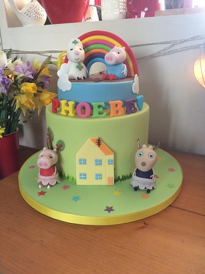 Peppa Pig 2nd Birthday Cake - Cake by looeze
