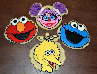 Sesame Street Cookies - Cake by Cookielady