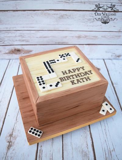 Dominoes table cake - Cake by Deb Williams Cakes
