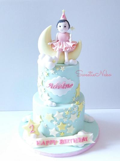 twinkle twinkle little star themed birthday cake - Cake by Karen Heung 