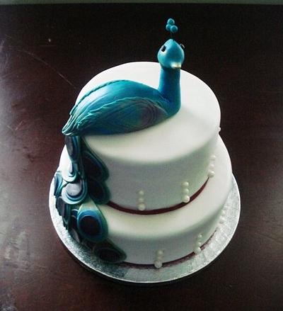 Peacock Cake - Cake by Hakima Lamour 