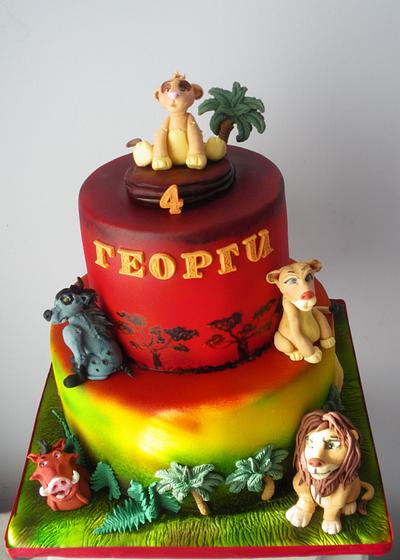 The Lion King cake - Cake by Rositsa Lipovanska