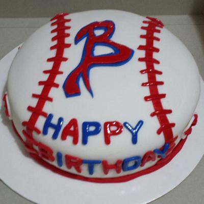 Baseball Birthday Cake - Cake by Stephanie