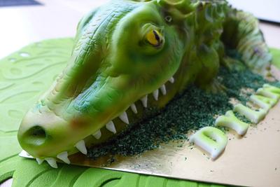 Crocodile cake - Cake by Janny Bakker