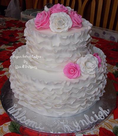 Ruffles & Roses - Cake by Sugar Sweet Cakes