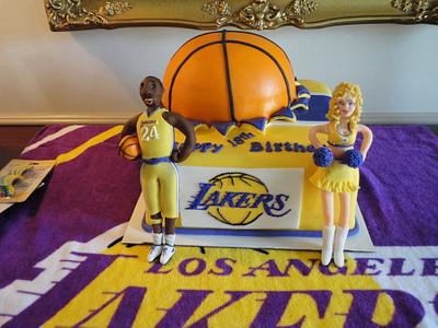 LA Lakers Basketball Cake - Cake by Peggy