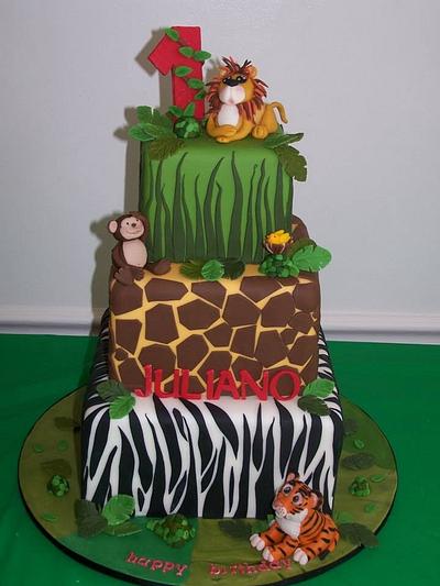 "Jungle birthday cake" - Cake by Ana