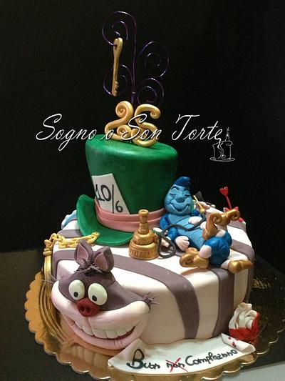 Alice in wonderland Theme - Cake by SognoOSonTorte