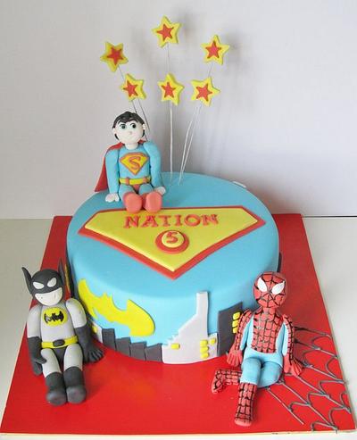 Superhero Cake - Cake by Kellie