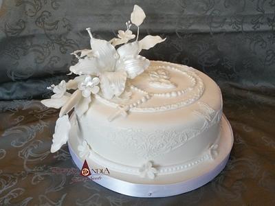 Cake wiht angel - Cake by Tortolandia