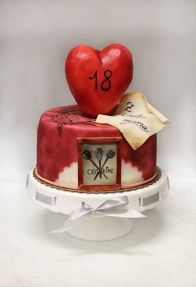 18 Birthday cake - Cake by Sugar Witch Terka 