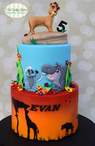 The Lion Guard - Cake by The Crafty Kitchen - Sarah Garland