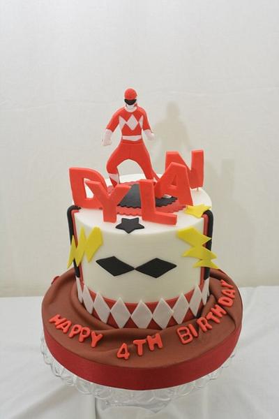 Power Ranger Cake - Cake by Sugarpixy