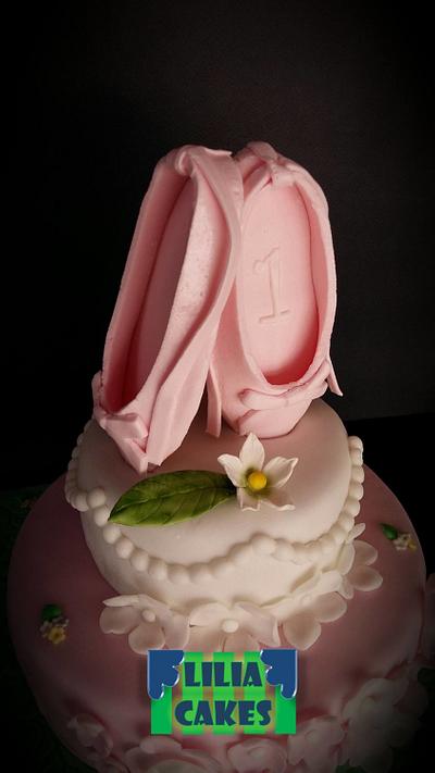 Sweet Ballet Shoes - Cake by LiliaCakes