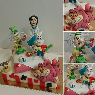 alice wonderland - Cake by Yummy Cake Shop